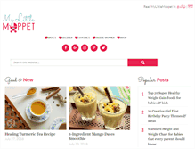 Tablet Screenshot of mylittlemoppet.com